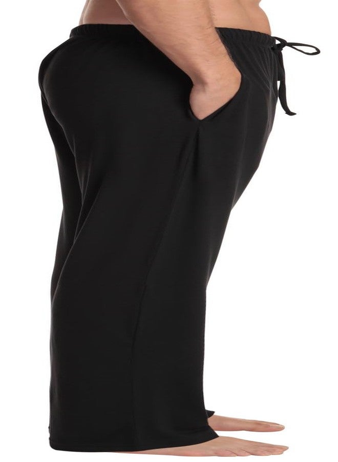 #فولومي #تابعني بنطال بيجاما رجالي فائق النعومة من البوليستر والإيلاستين مع جيوب 45904-BLK-XL - Image 2